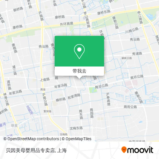 贝因美母婴用品专卖店地图