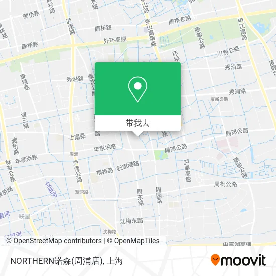 NORTHERN诺森(周浦店)地图