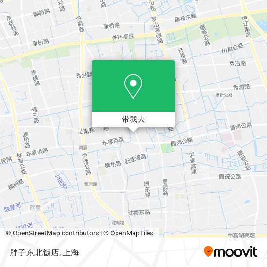 胖子东北饭店地图