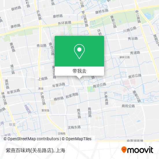 紫燕百味鸡(关岳路店)地图