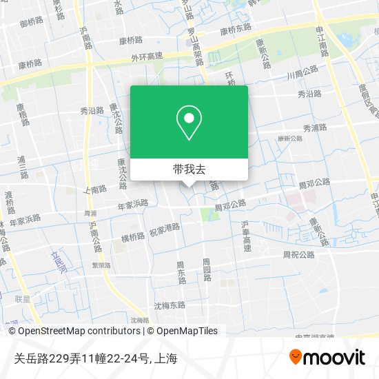 关岳路229弄11幢22-24号地图