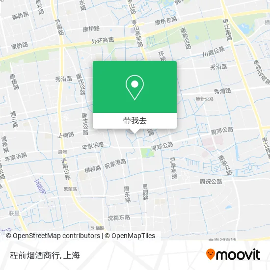 程前烟酒商行地图
