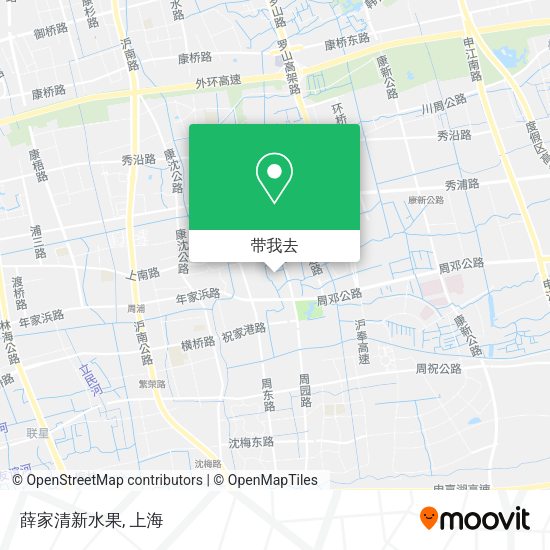 薛家清新水果地图