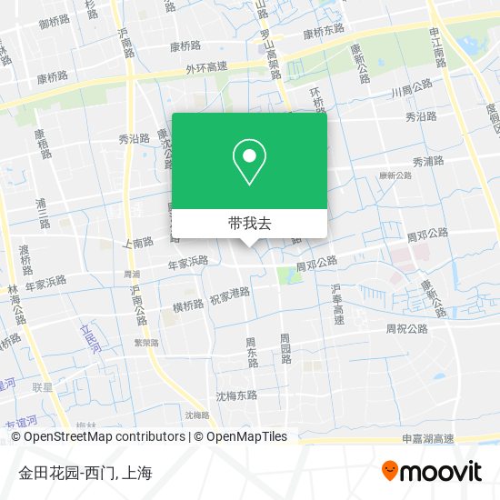 金田花园-西门地图