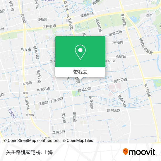 关岳路姚家宅桥地图