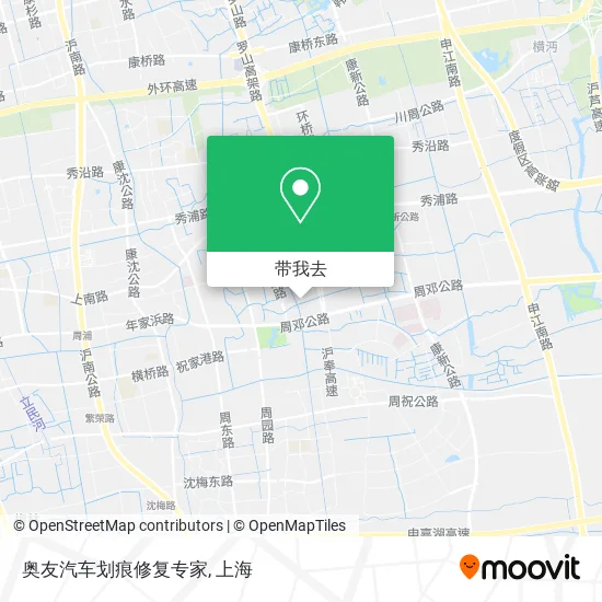 奥友汽车划痕修复专家地图