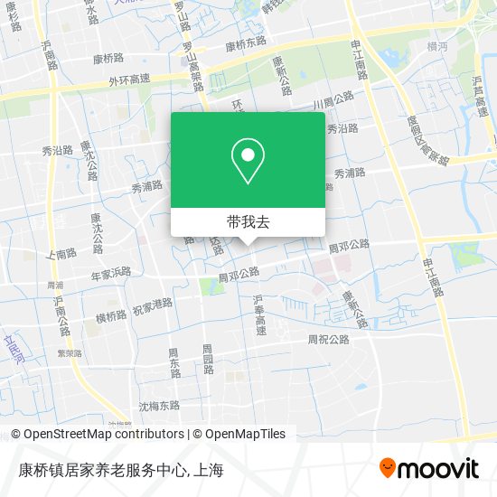 康桥镇居家养老服务中心地图