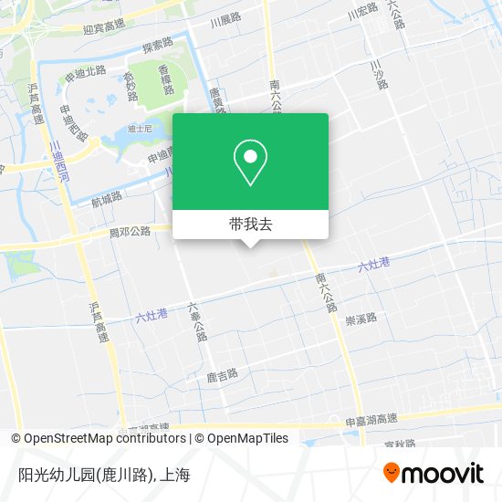 阳光幼儿园(鹿川路)地图