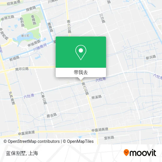 蓝保别墅地图