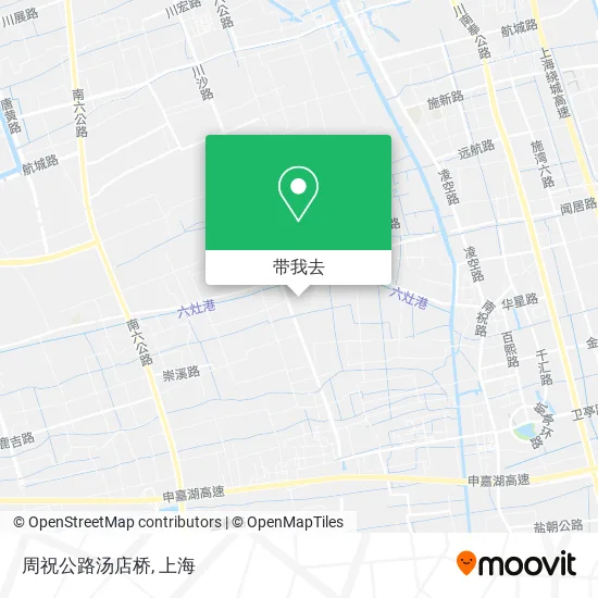 周祝公路汤店桥地图