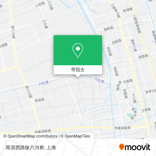 闻居西路纵六河桥地图
