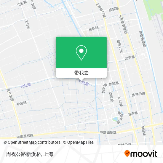 周祝公路新浜桥地图