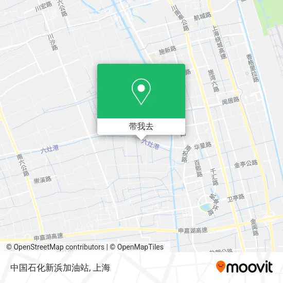 中国石化新浜加油站地图