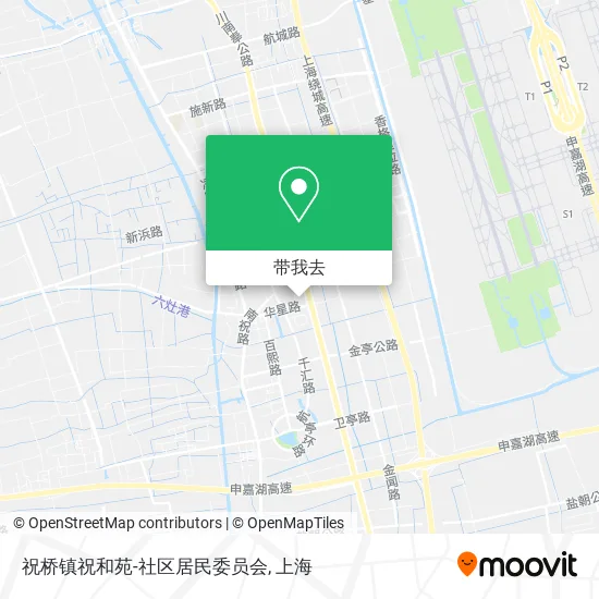 祝桥镇祝和苑-社区居民委员会地图