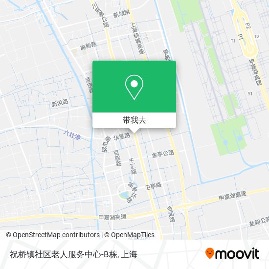 祝桥镇社区老人服务中心-B栋地图