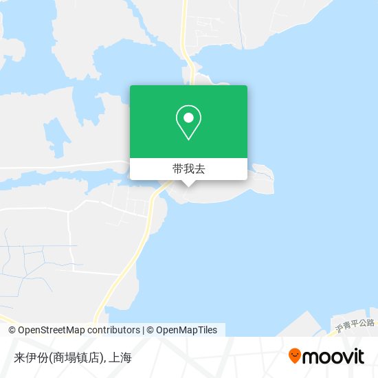 来伊份(商塌镇店)地图