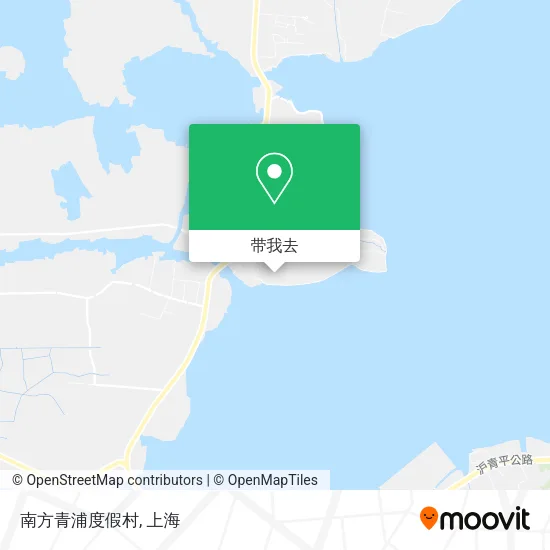 南方青浦度假村地图