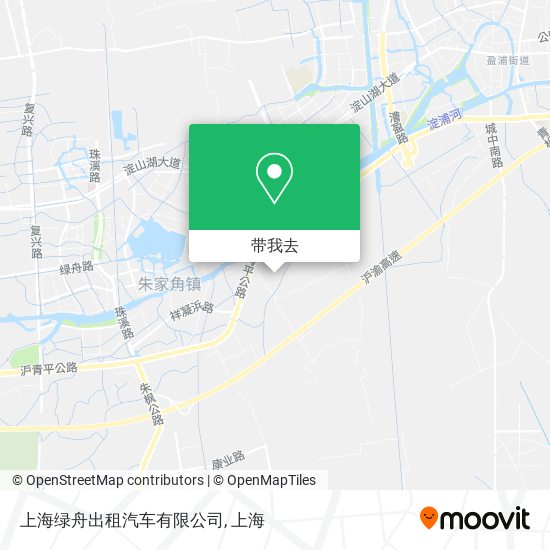 上海绿舟出租汽车有限公司地图