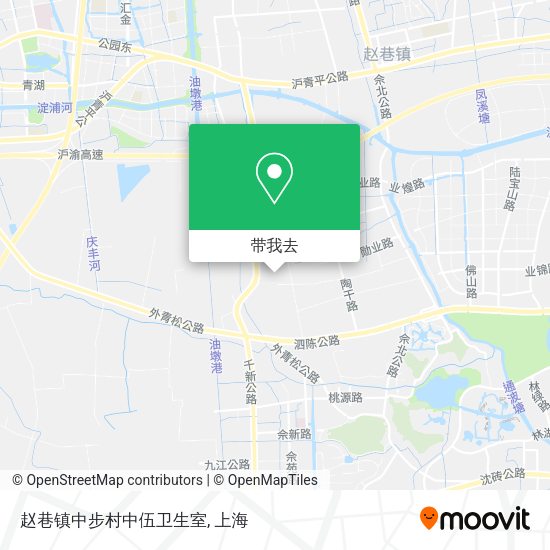 赵巷镇中步村中伍卫生室地图