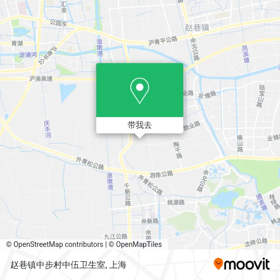 赵巷镇中步村中伍卫生室地图