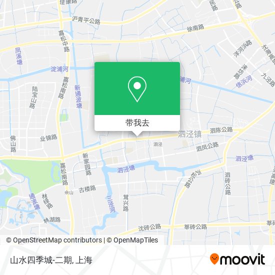 山水四季城-二期地图