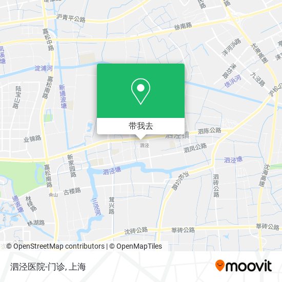 泗泾医院-门诊地图