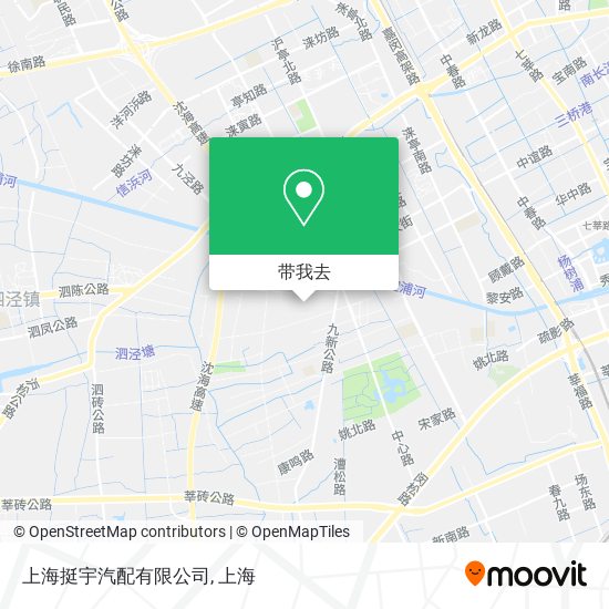 上海挺宇汽配有限公司地图