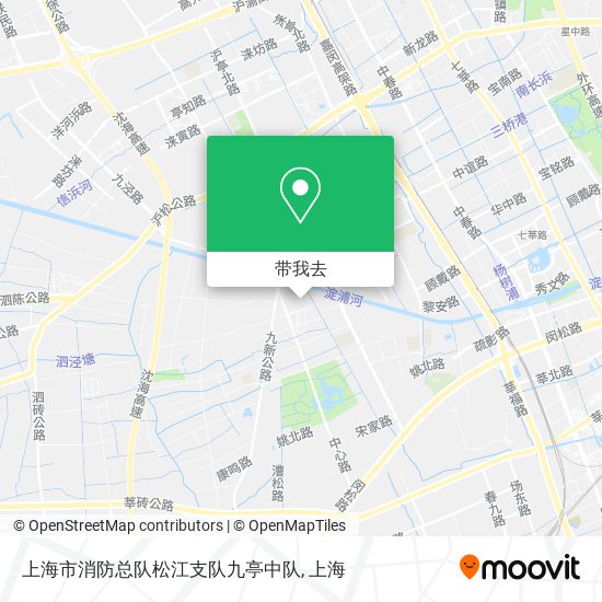 上海市消防总队松江支队九亭中队地图