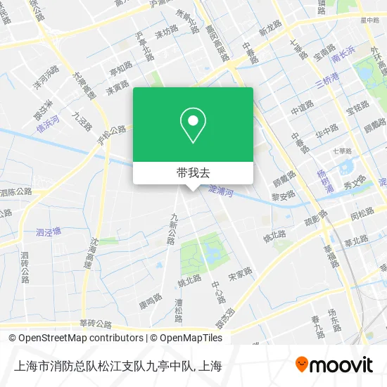 上海市消防总队松江支队九亭中队地图