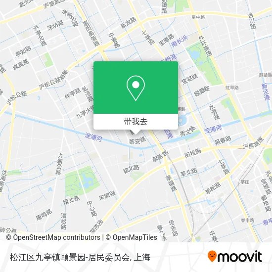 松江区九亭镇颐景园-居民委员会地图