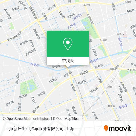 上海新庄出租汽车服务有限公司地图