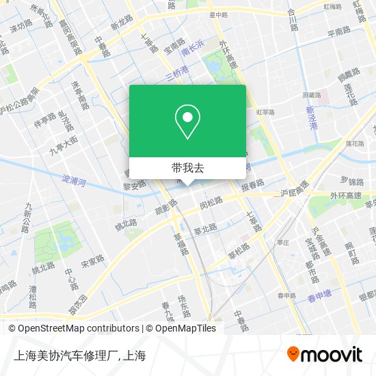 上海美协汽车修理厂地图