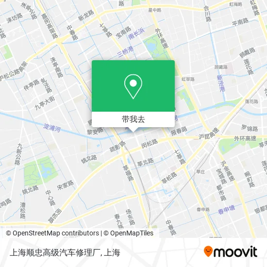上海顺忠高级汽车修理厂地图