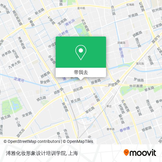 溥雅化妆形象设计培训学院地图