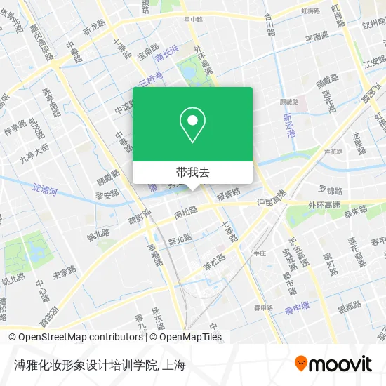 溥雅化妆形象设计培训学院地图