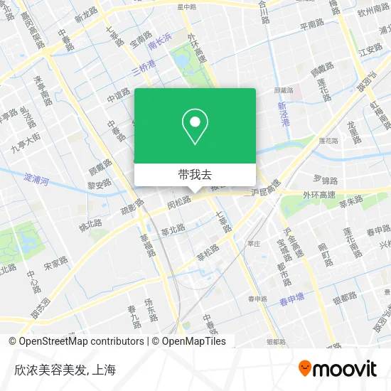 欣浓美容美发地图
