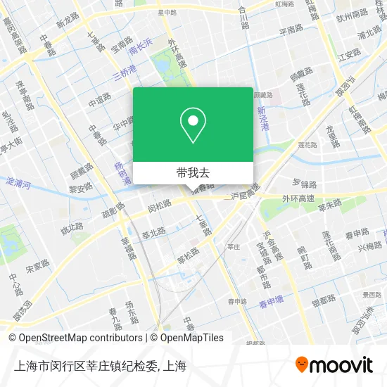 上海市闵行区莘庄镇纪检委地图