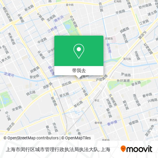 上海市闵行区城市管理行政执法局执法大队地图