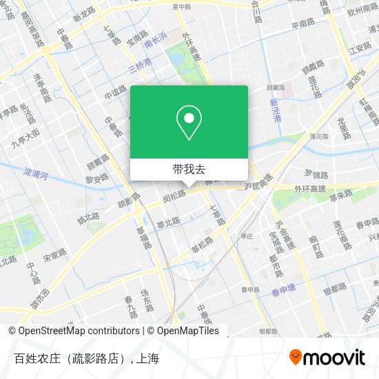 百姓农庄（疏影路店）地图