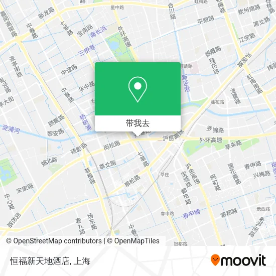恒福新天地酒店地图