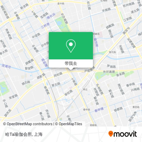 哈Ta瑜伽会所地图
