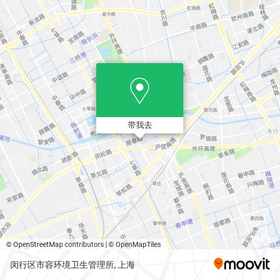 闵行区市容环境卫生管理所地图