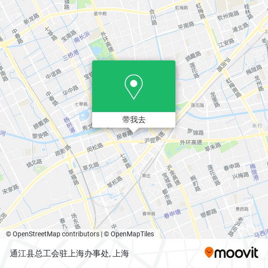 通江县总工会驻上海办事处地图