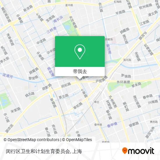 闵行区卫生和计划生育委员会地图