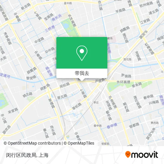 闵行区民政局地图