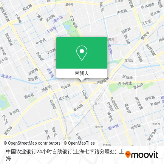 中国农业银行24小时自助银行(上海七莘路分理处)地图