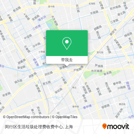 闵行区生活垃圾处理费收费中心地图