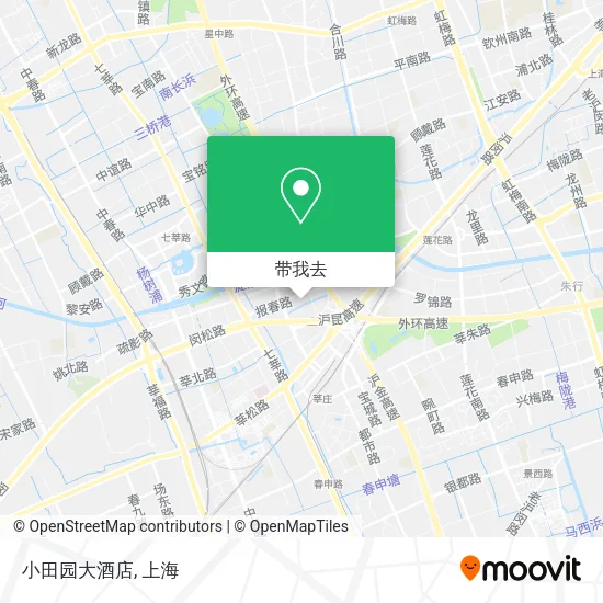 小田园大酒店地图