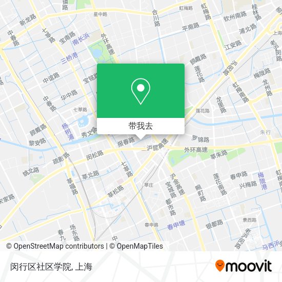 闵行区社区学院地图