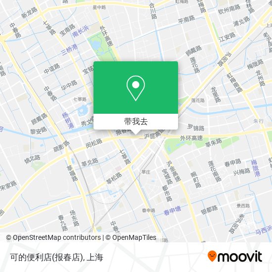 可的便利店(报春店)地图